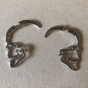 Skull Silhouette Earrings